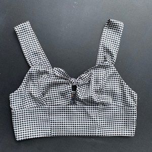 Gingham Cropped Tank